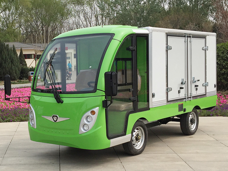 2吨封闭电动送餐车
