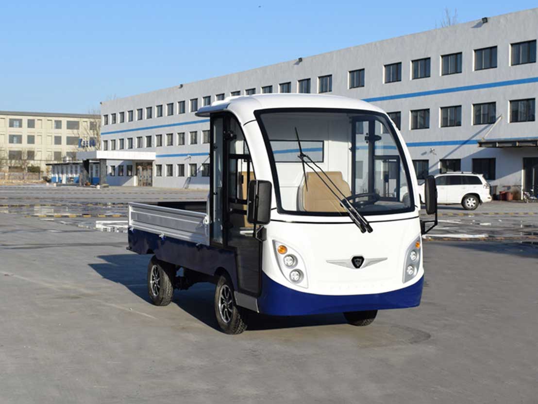 1吨封闭电动货车白蓝