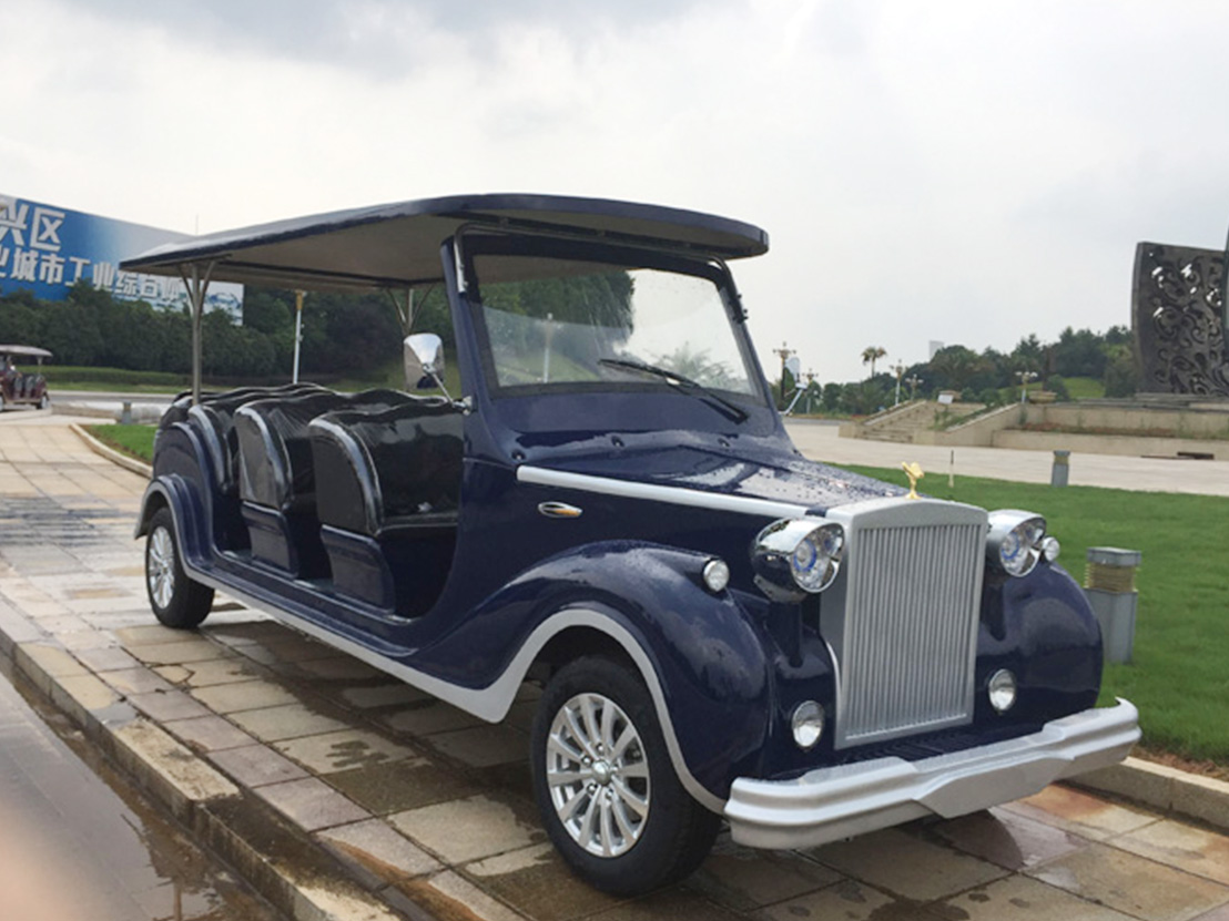 8座电动老爷车宝蓝色Y12-B