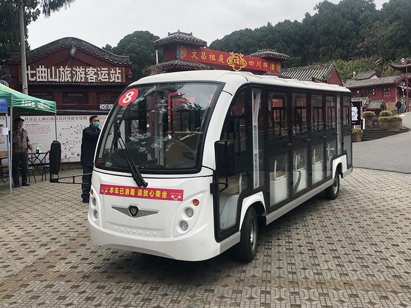 17座封闭电动观光车景区